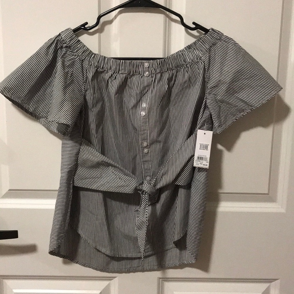 off the shoulder blouse never worn